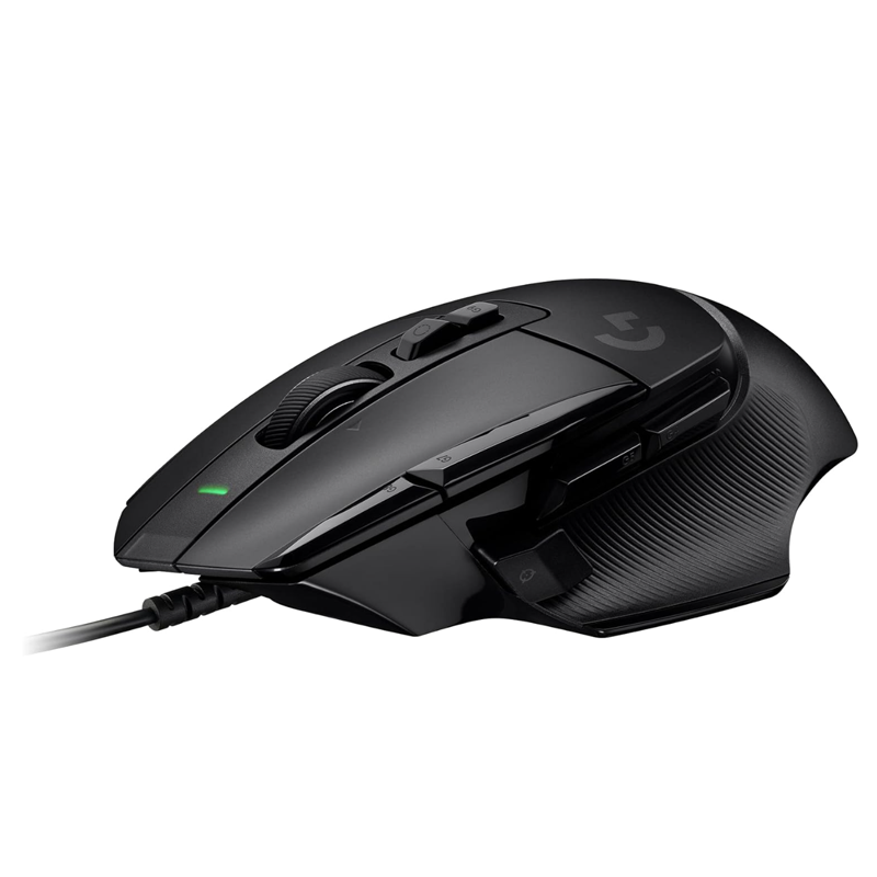 Logitech G G502 X Wired Gaming Mouse - LIGHTFORCE hybrid optical-mechanical primary switches, HERO 25K gaming sensor, compatible with PC - macOS/Windows - Black